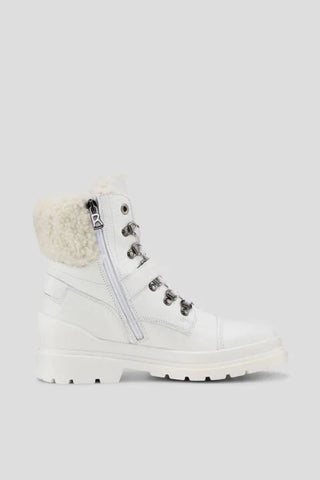 St. Moritz S 20 Calf Skin/Shearling Boots With Spikes