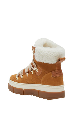 Vaduz S 5 Suede/Shearling Boots with Spikes