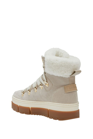 Vaduz S 5 Suede/Shearling Boots with Spikes