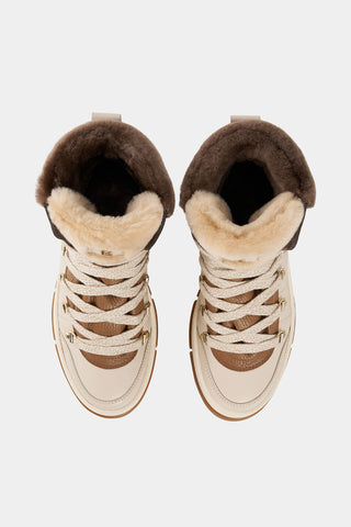 Vaduz S 4 Nappa Leather/Shearling Boots With Spike