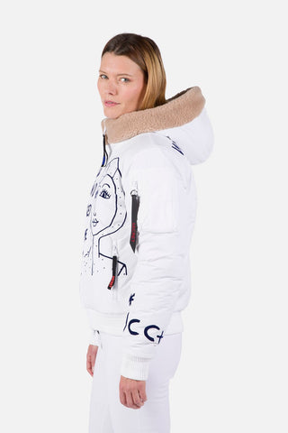 Yety Fleecy Reversible Bomber Ski Jacket