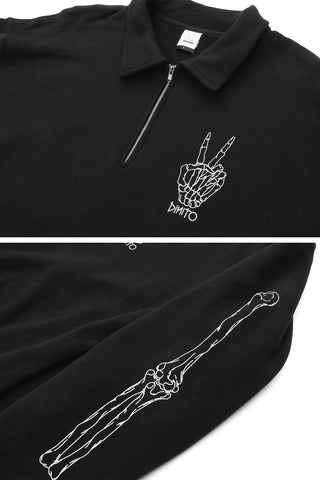 Polo Half Zip Sweatshirt