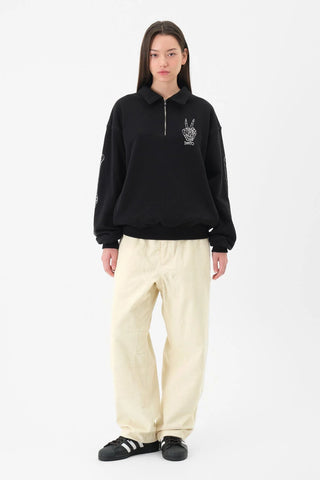 Polo Half Zip Sweatshirt